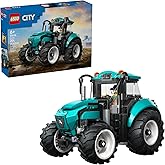 LEGO City Tractor Building Toy for Kids - Pretend Play Farm Vehicle for Boys & Girls, Ages 7+ - Tractor Toy W/Farmer Minifigu