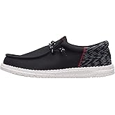 HEYDUDE Wally Men’s Funk Jersey Jacquard | Lightweight Men’s Slip-On Loafers | Comfortable Walking Shoes for Everyday Wear
