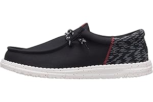 HEYDUDE Wally Men’s Funk Jersey Jacquard | Lightweight Men’s Slip-On Loafers | Comfortable Walking Shoes for Everyday Wear