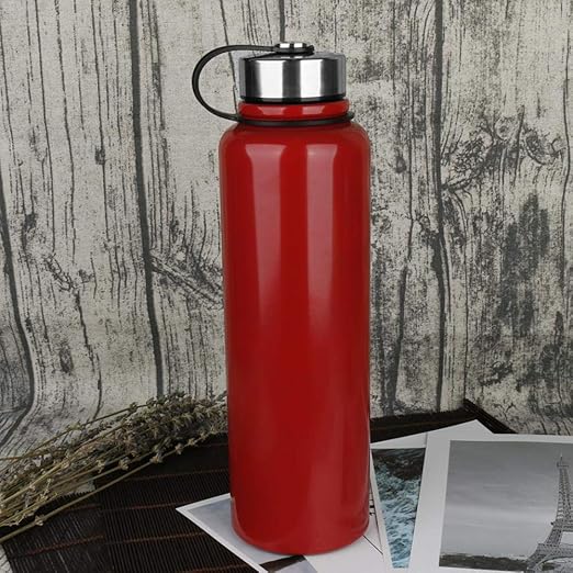 Botella de agua de acero inoxidable de 1,5 l, botella de agua ...