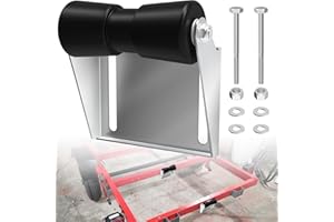 FOROIRON 8inch/10inch/12inch Boat Trailer Roller with Bracket Keel Roller Assembly Kit for Boat Trailer, Boat Trailer Keel Roller Bracket