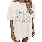 Nurse Shirts for Women Oversized Funny School Nursing Shirt Cute Nurse Day Gift Short Sheeve Tee Tops