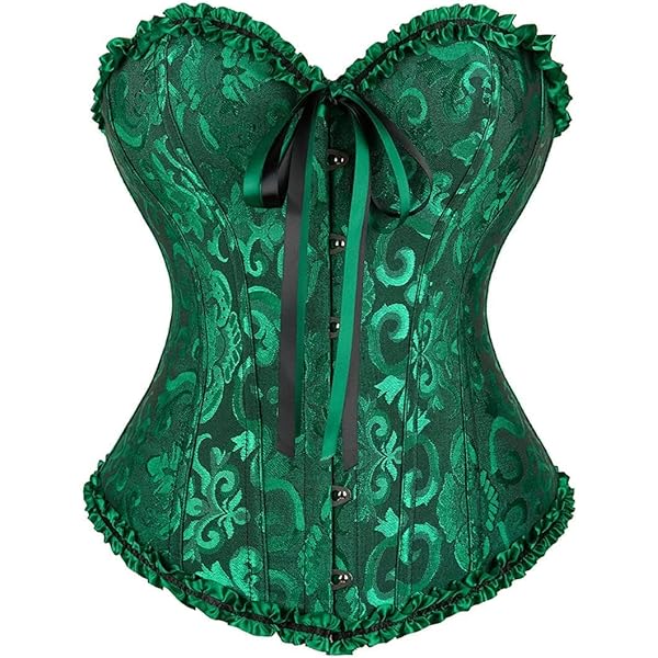 Kimring Women's Vintage Palace Jacquard Sweetheart Body