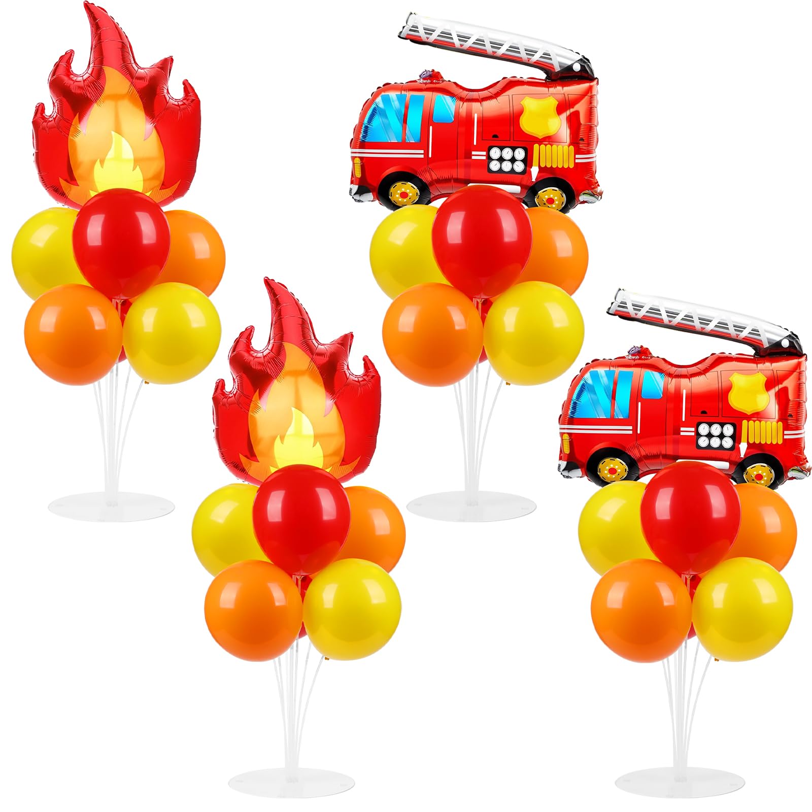 Photo 1 of 4 Sets Party Balloons Stand Kit Party Balloon Centerpiece for Tables Themed Birthday Decorations