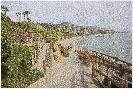 Amazon Co Jp Hdラグーナビーチ カリフォルニア 海岸線の写真 A 52 38cmの成人向けプレミアム500ピースジグソーパズル アメリカ製 おもちゃ