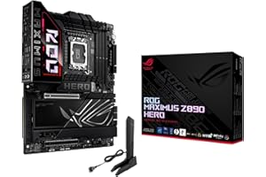 ASUS ROG Maximus Z890 Hero Intel Z890 LGA 1851 ATX Motherboard, Advanced AI PC-Ready, 22+2+1+2 Stages, DDR5, WiFi 7, 3X PCIe 