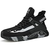 ORISTACO Work Safety Crew Boots Lightweight Breathable Industry Construction Steel Toe Sneakers