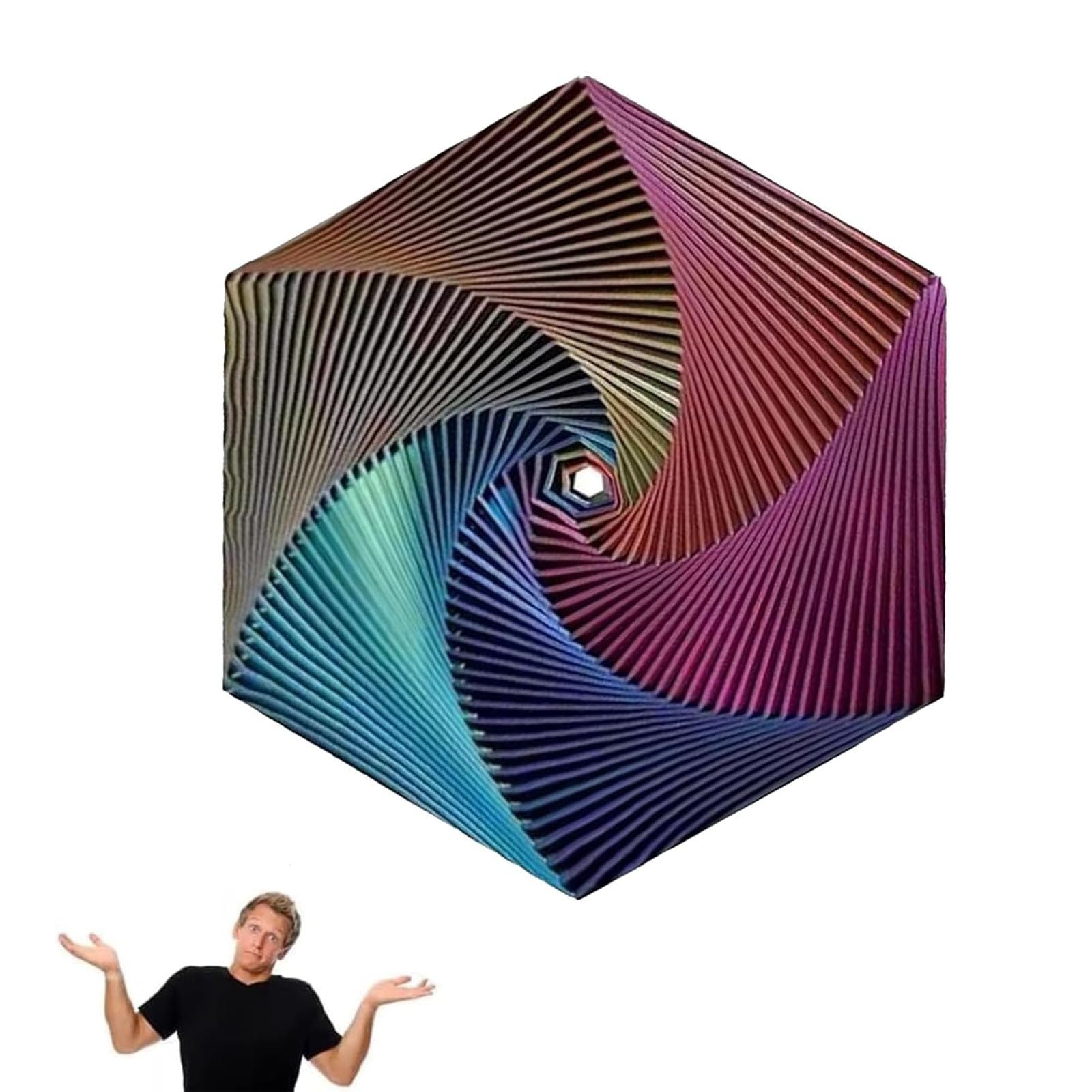 3d Printed Fidget Toys, Stylish And Sophisticated Adhd Fidget Toys, Uniquely Designed Fidget Hexagon For Entertainment And Fun, Social Interaction, Increased Concentration