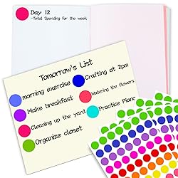 700 PCS Color Coding Labels Circle Dot