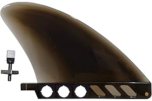 4.6" US box center fin Safety Flex Soft replacement for longboard SUP Stand up Paddleboard River Surf Whitewater airSUP AIR7 by saruSURF