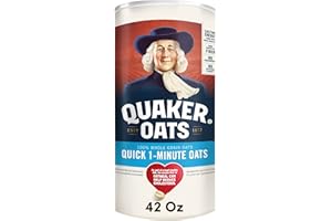 Quaker, Quick 1 Minute Whole Grain Oats, 42 Oz