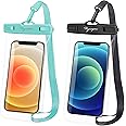 Waterproof Phone Pouch Bag - 7.5in Water Proof Cell Phone Case for Beach Travel Must Haves, Waterproof Phone Holder with Lanyard for iPhone 16 15 Pro Max Galaxy S24+ S23 Pixel 8a, Cruise Essentials
