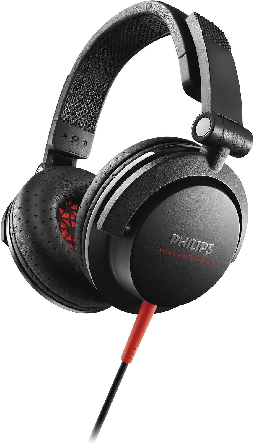 Cuffie Philips On-ear Philips SHL3075RD/00 Cuffie On Ear BASS+ Rosso - 32mm Richiudibili Con Batteria 12 Ore Cuffie Richiudibili 32mm - 5