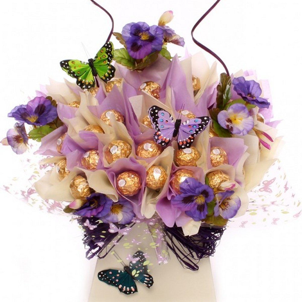 Featured image of post Handmade Chocolate Bouquet With Flowers - This works best with flowers that have sturdy.