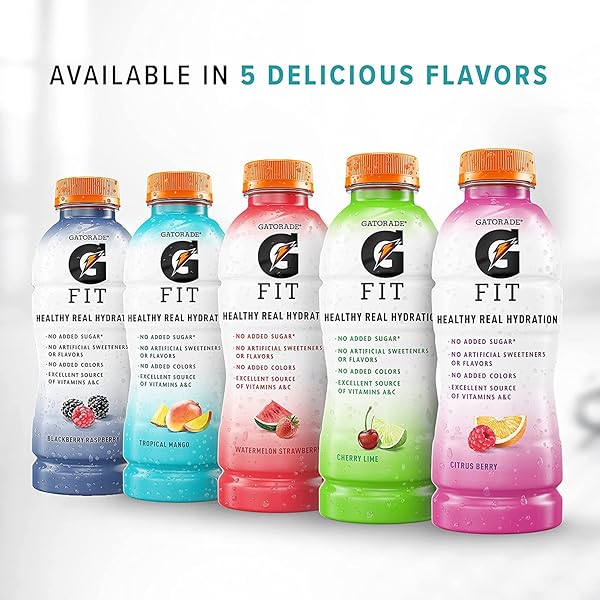 GATORADE FIT ELECTROLYTE BEVERAGE, HEALTHY REAL HYDRATION, PASSIONFRUIT CITRUS, 16.9.OZ BOTTLE