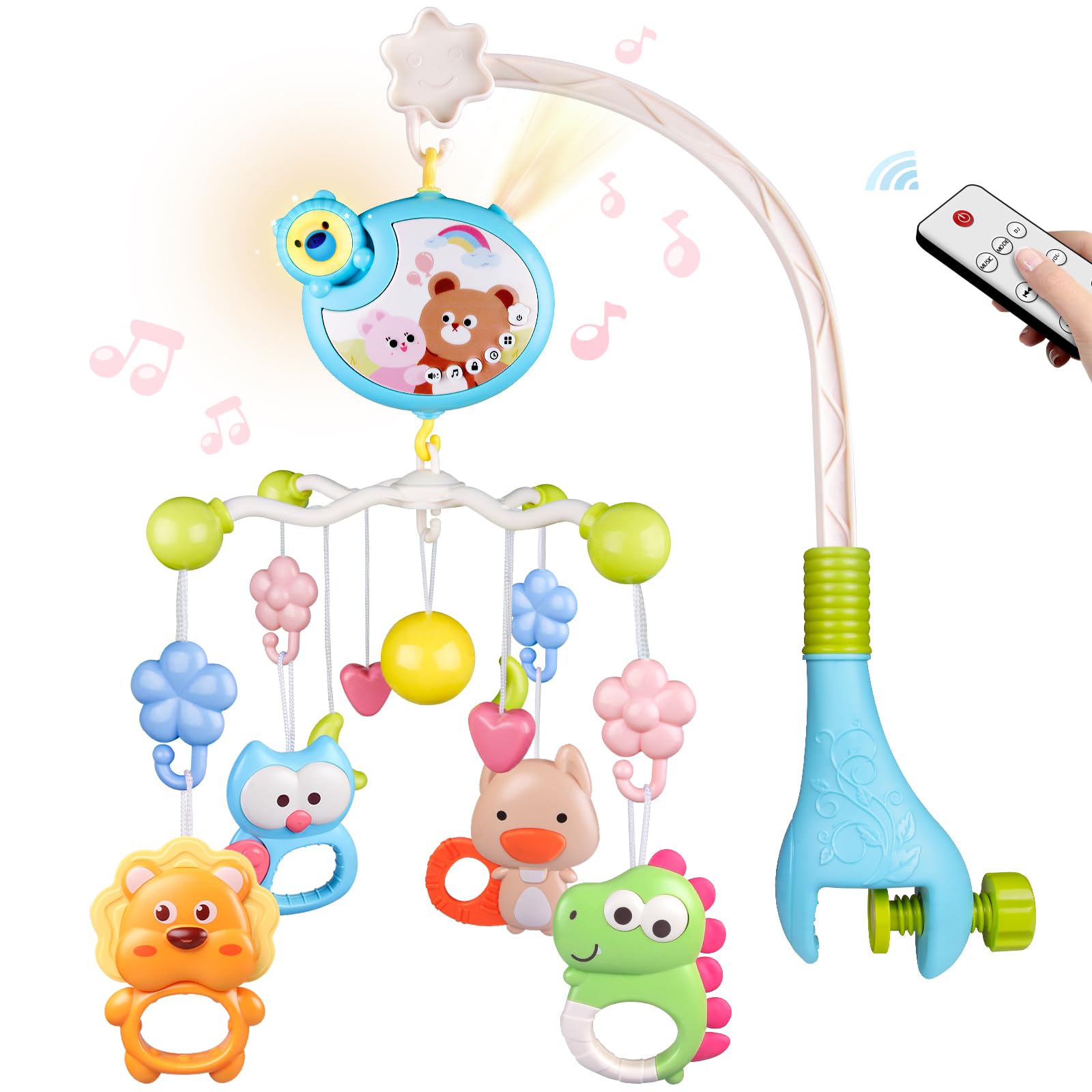 Mua RSEPD Crib Mobile with Music and Lights, Baby Mobiles for Cribs