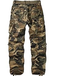 Men's BDU Casual Military Pants, Tactical Wild Army