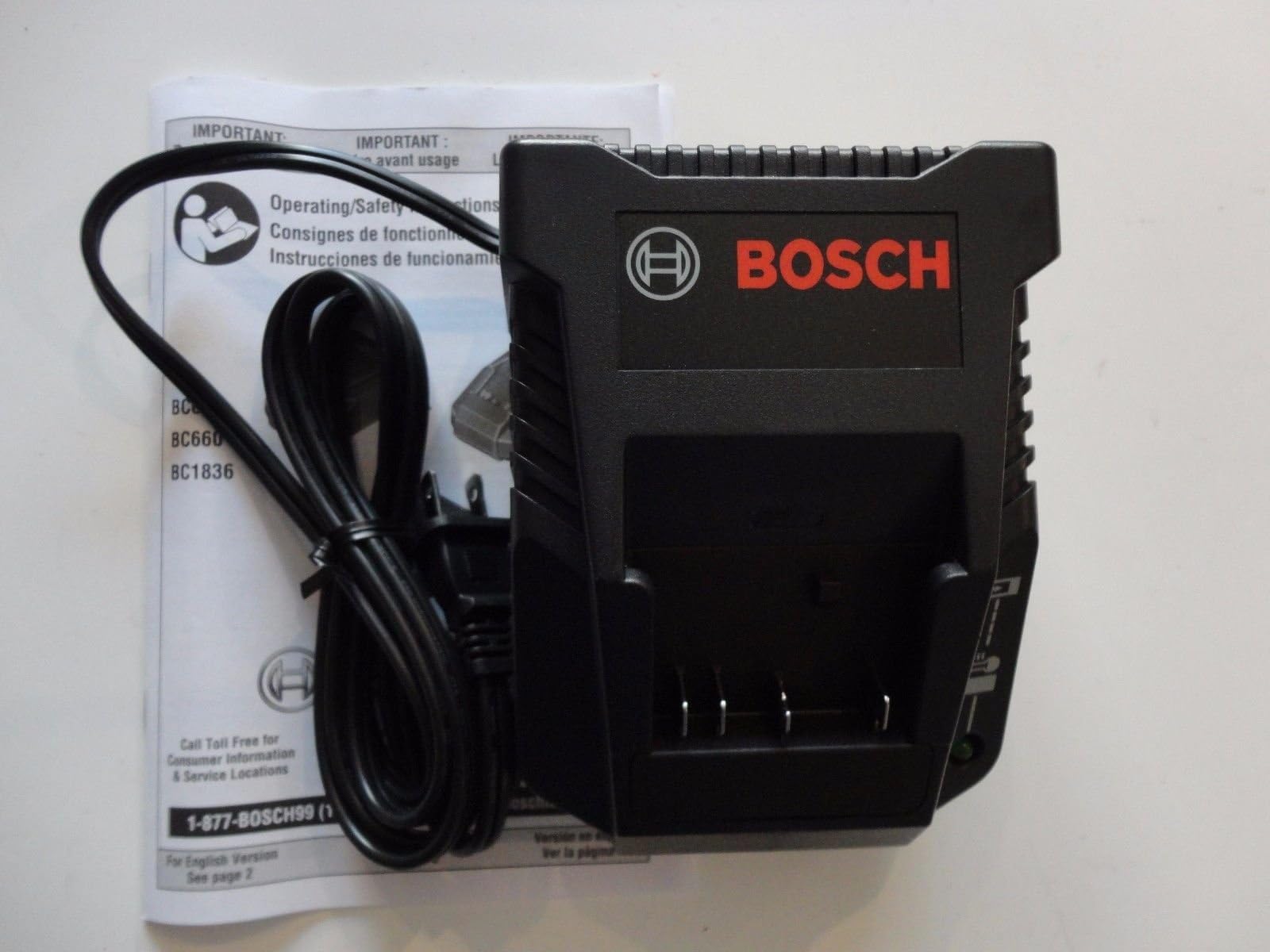 BOSCH BC660 14.4V - 18V Lithium Ion Litheon Battery Charger New For Use w BAT620