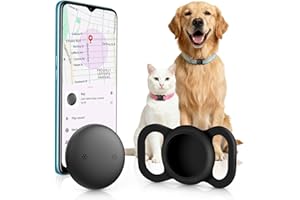 VEBISO Android GPS Dog Collar, Mini Dog GPS Tracker, Smart Pet Activity Tracker, No Subscription, GPS Cat Collar Google Certified Finder, Anti-Lost, Finder Tag for Vehicles, Pets, Kids, Items (1 Pack)