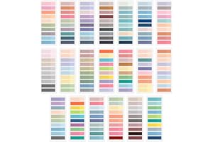 ZTML MS 4000 Pcs Morandi Sticky Tabs, 20 Sheets Book Tabs for Annotating Books, Page Flags Annotation Tabs, Page Markers, Colorful Book Annotating Tabs, Sticky Flags, Transparent Sticky Note Tabs