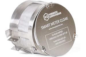 Mission Darkness Smart Meter Cloak // Innovative Flip Lid and Dual Layer Mesh Blocks Harmful RF EMF Radiation Emissions from Electricity "Smart Meters" Advanced Shielding Developed in USA by Experts