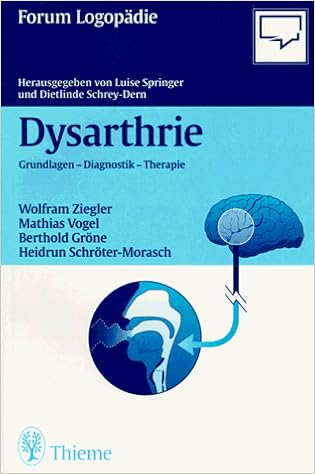 Dysarthrie Grundlagen Diagnostik Therapie Amazon De Bucher