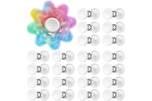 NiArt Fidget Spinner Toy DIY Bearing with Caps Set 22-Pack, MR137 0.5" Single-Sealed Chrome Steel Bearing Balls Replacement High Speed 13mmx7mmx4mm Epoxy Resin Casting Craft Skateboard Stress Reliever