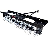 32-Inch Tow-Behind Spike Aerator – Hitch To Lawn Tractor, Great For Seeding Too