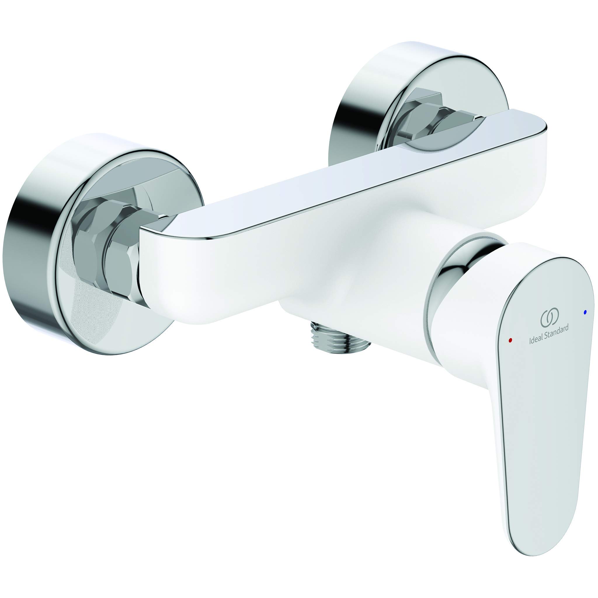 Ideal Standard BC156HO Tyria Wall-Mounted Shower Mixer Tap, White
