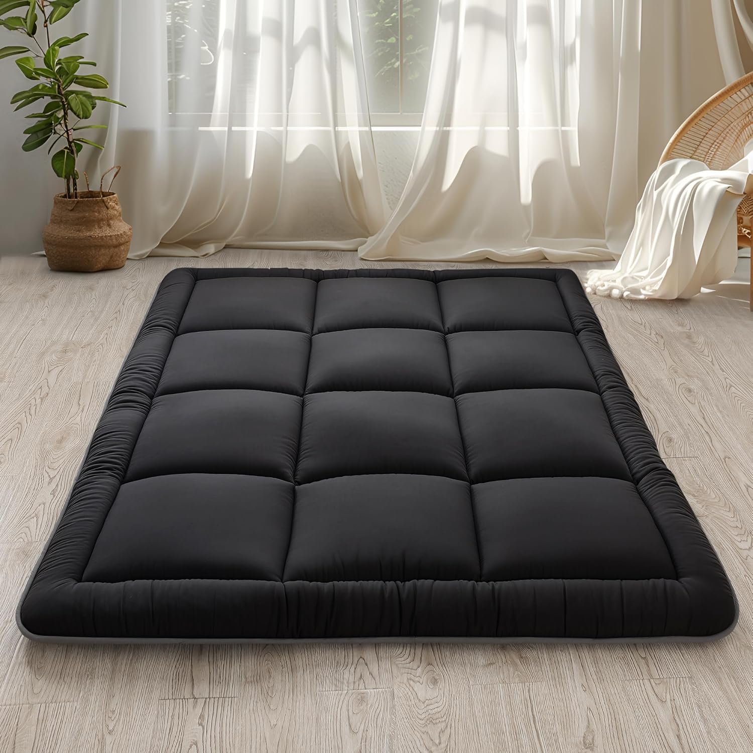 WhatsBedding Japanese Floor Mattress Futon Mattress