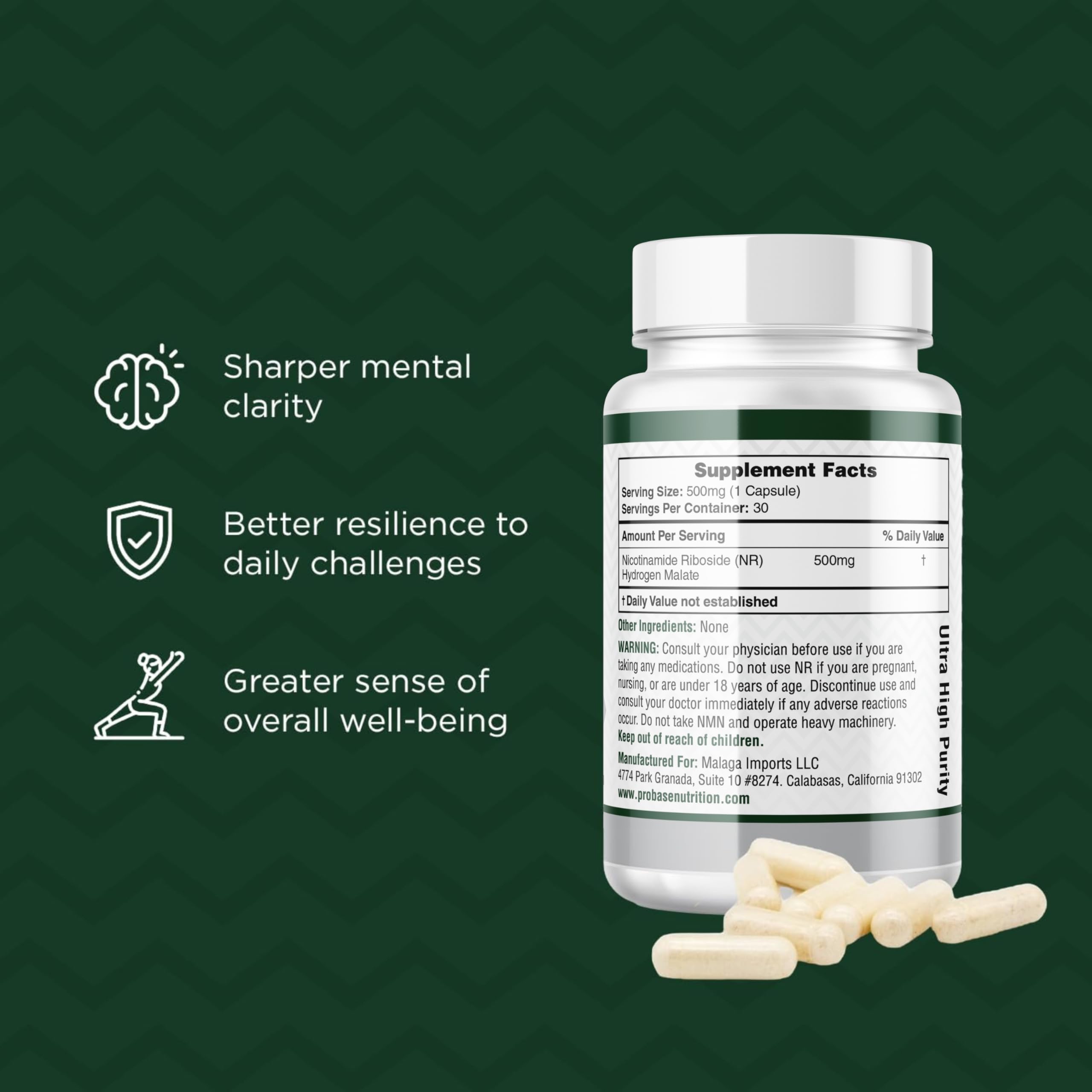 Mua Probase Nutrition Nicotinamide Riboside - NAD Supplement to Boost ...