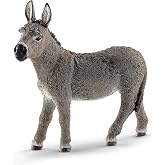 Schleich Farm World - Donkey Toy Figurine - Kids Ages 3+ | 13772 | Farm Animal Figurine, Realistic Animal Toys, Barn Toy for Kids 3+, Screen-Free Imaginative Pretend Play, Montessori