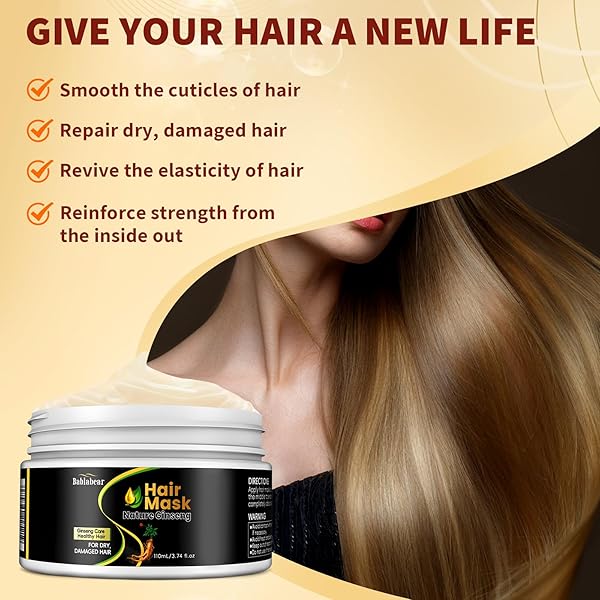 DUNTAIL REPAIRING HAIR MASK FOR DRY, DAMAGED HAIR WITH COCONUT OIL AND KERATIN(110 ML)