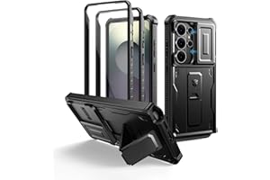Dexnor for Samsung Galaxy S26 Ultra Case with Upgraded Slide Camera Cover & 2 Front Frames & Built-in Screen Protector & Kick
