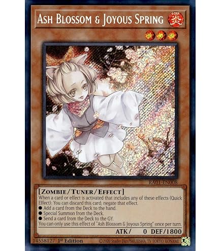 YU-GI-OH! Ash Blossom & Joyous Spring - MP22-EN257 - Prismatic