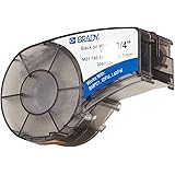 Brady M21-750-595-WT BMP21 Tape B- 595 Indoor/Outdoor Vinyl Film Size: 3/4" x 21' BLK/WHT