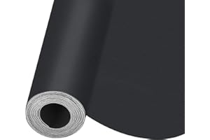 SOYUNA Leather Repair Patch Tape, Self Adhesive Leather Repair kit for Furniture, Leather Patches for Couch,Car Seat,Motorcycle seat,Loveseat (Black-Litchi Grain, 17X79 Inch)