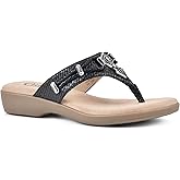 CLIFFS BY WHITE MOUNTAIN Women's Bailee Cushioned Flip Flop Sandal