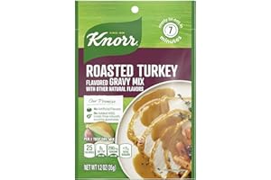 Knorr Turkey Gravy Mix Roasted Turkey For Delicious Easy Meals and Side Dishes Sauce and Gravy With No Artificial Flavors, No Added MSG 1.2 oz