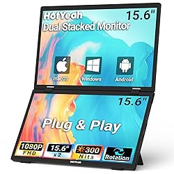 HotYeah Triple Laptop Screen Extender, 15.6'' Dual
