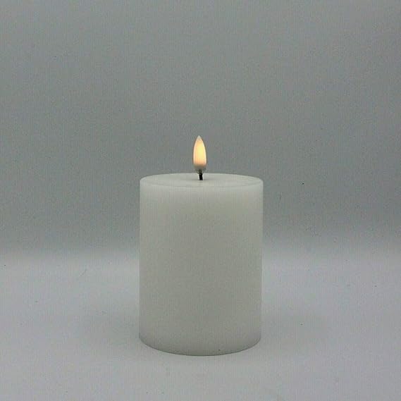 Uyuni Lighting Pillar 8 x 10.2 cm LED Candle, White Amazon.co.uk Lighting