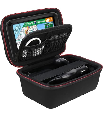 GARMIN デバイス ケース付き Amazon.com: 5.2 inch Hard GPS Case 5 inch Protective Pouch