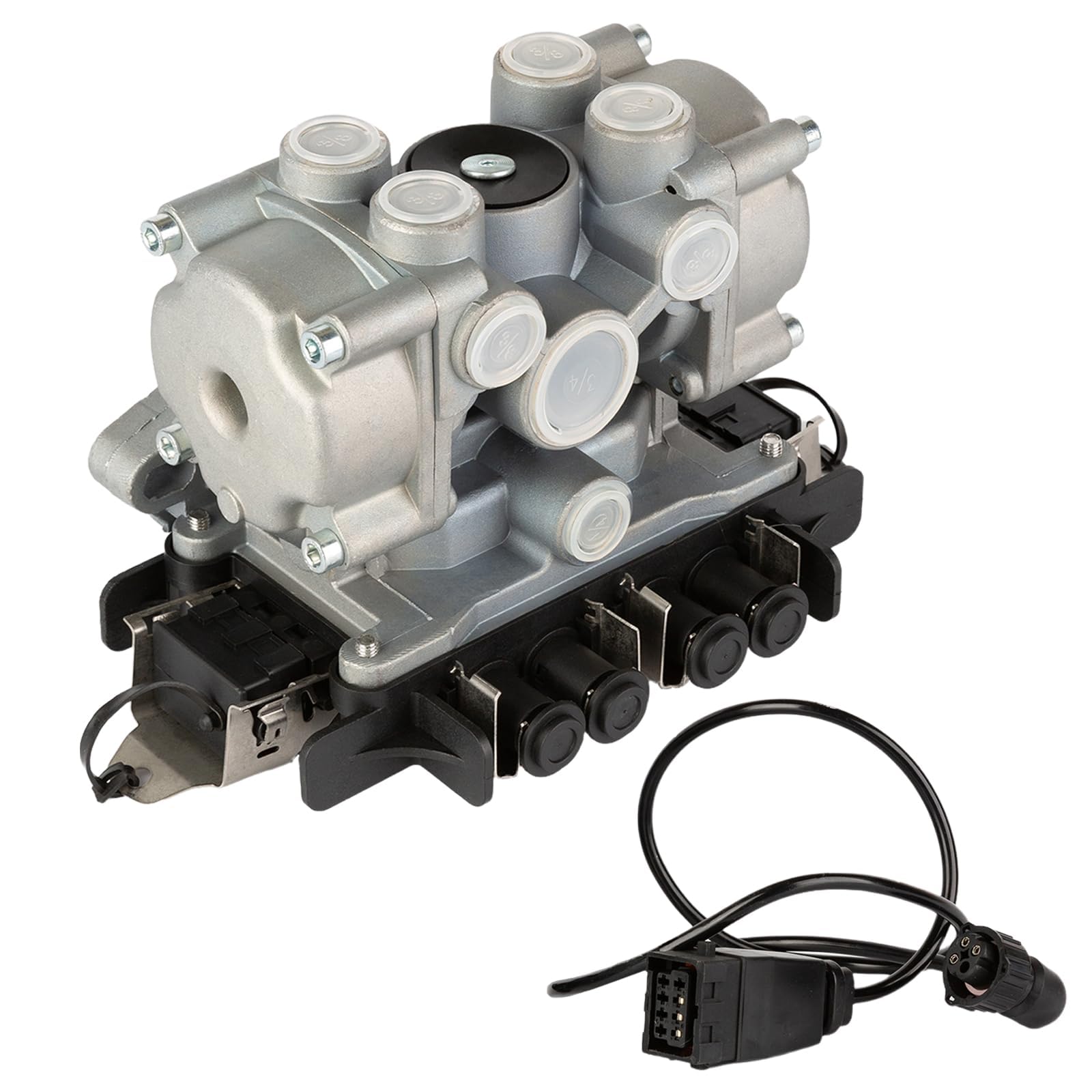 Photo 1 of SOKAKOSC 4005001030 ABS Ecu/Valve Assy TCS 2 Trailer with Harness 4S/3M Imperial Thread Compatible with Volvo Mack Replaces 4005001030 S4005001037 TDAS4005001030