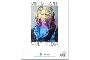 Yasutomo Mineral Paper Multi-Media Artists Pad, 11 x 14 inches, 20 Sheets (JMP400)