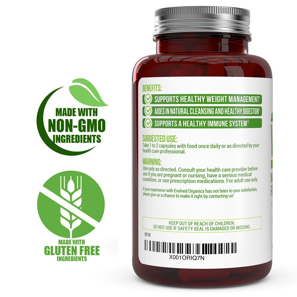 Extra Strength Apple Cider Vinegar Pills with Inositol- Supports Detox Cleanse, Natural Weight Loss, Digestive Enzymes and Healthy Blood Sugar- 60 Capsules