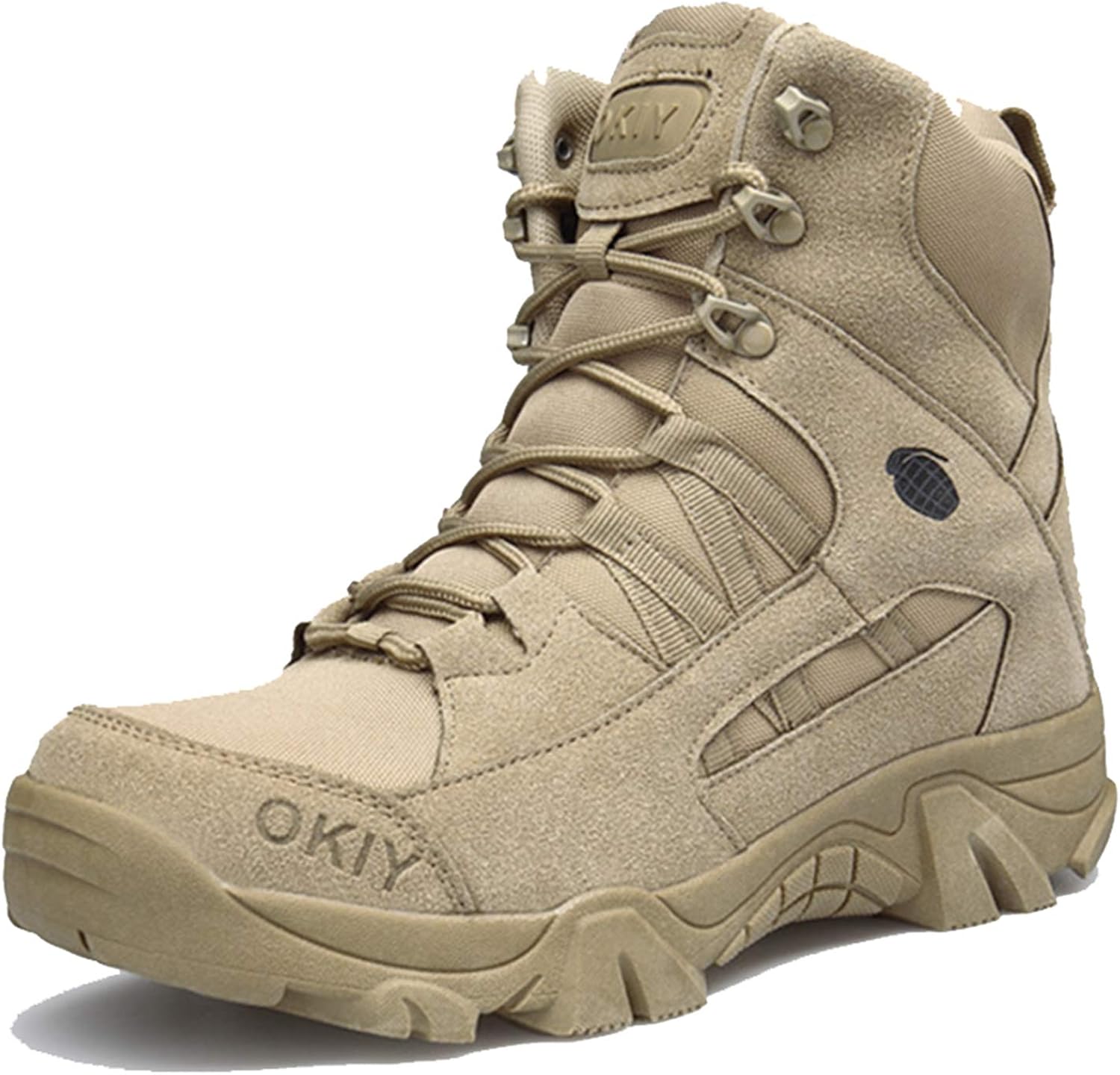 Tactical boots men waterproof Laceup military desert boots outdoor