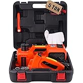 ROGTZ Electric Hydraulic Car Jack Kit with Impact Wrench and Tire Inflator Pump, 5 Ton 12V Hydraulic Jack for SUV Sedans Tire