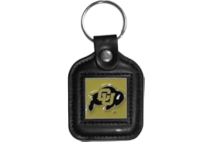 Siskiyou NCAA unisex-adult Square Leather Key Chain