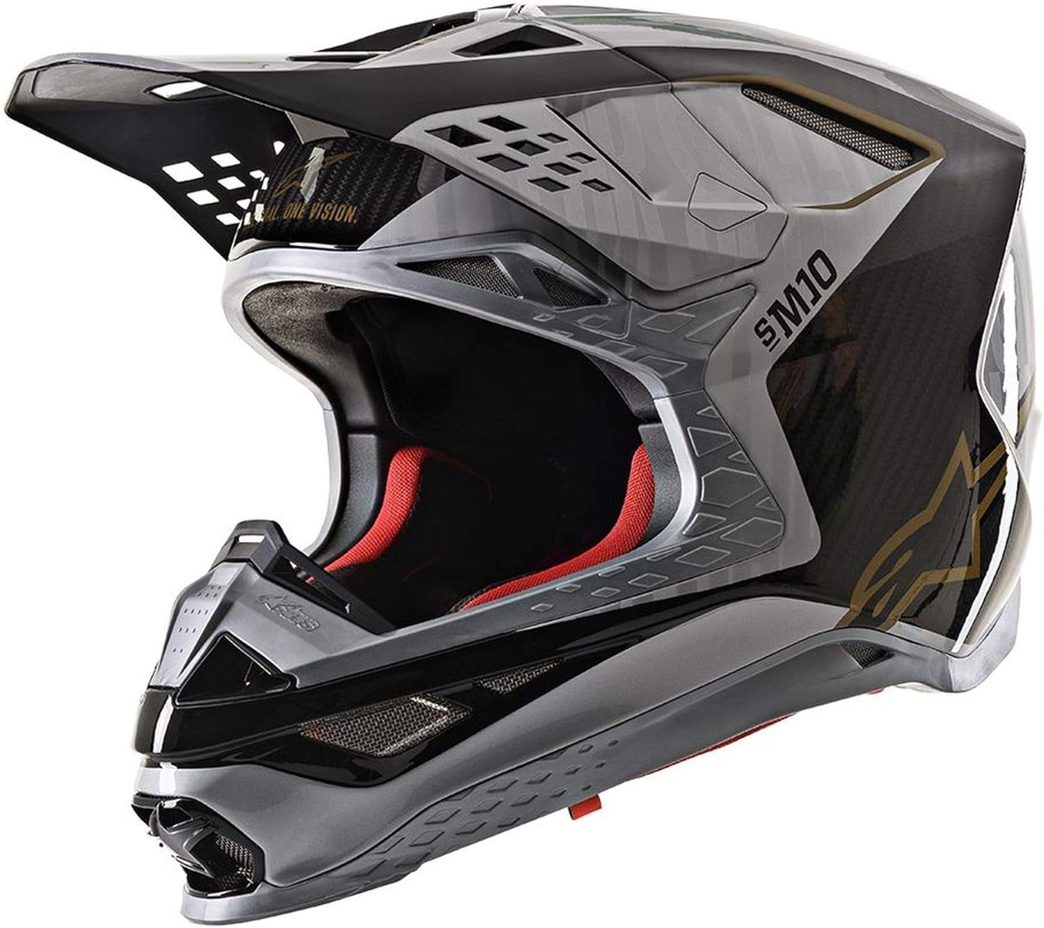 alpinestar motocross helmet