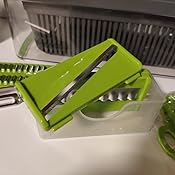 Compra FUKTSYSM Cortador de Verdura Mandolina - 12 en 1 Rebanador ...